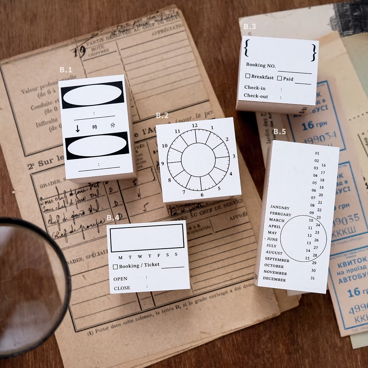 文具人格｜B系列印章