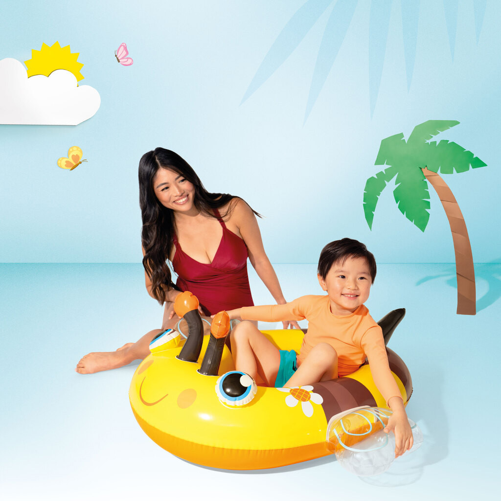 泳池巡遊者充氣泳圈水泡 - 黃