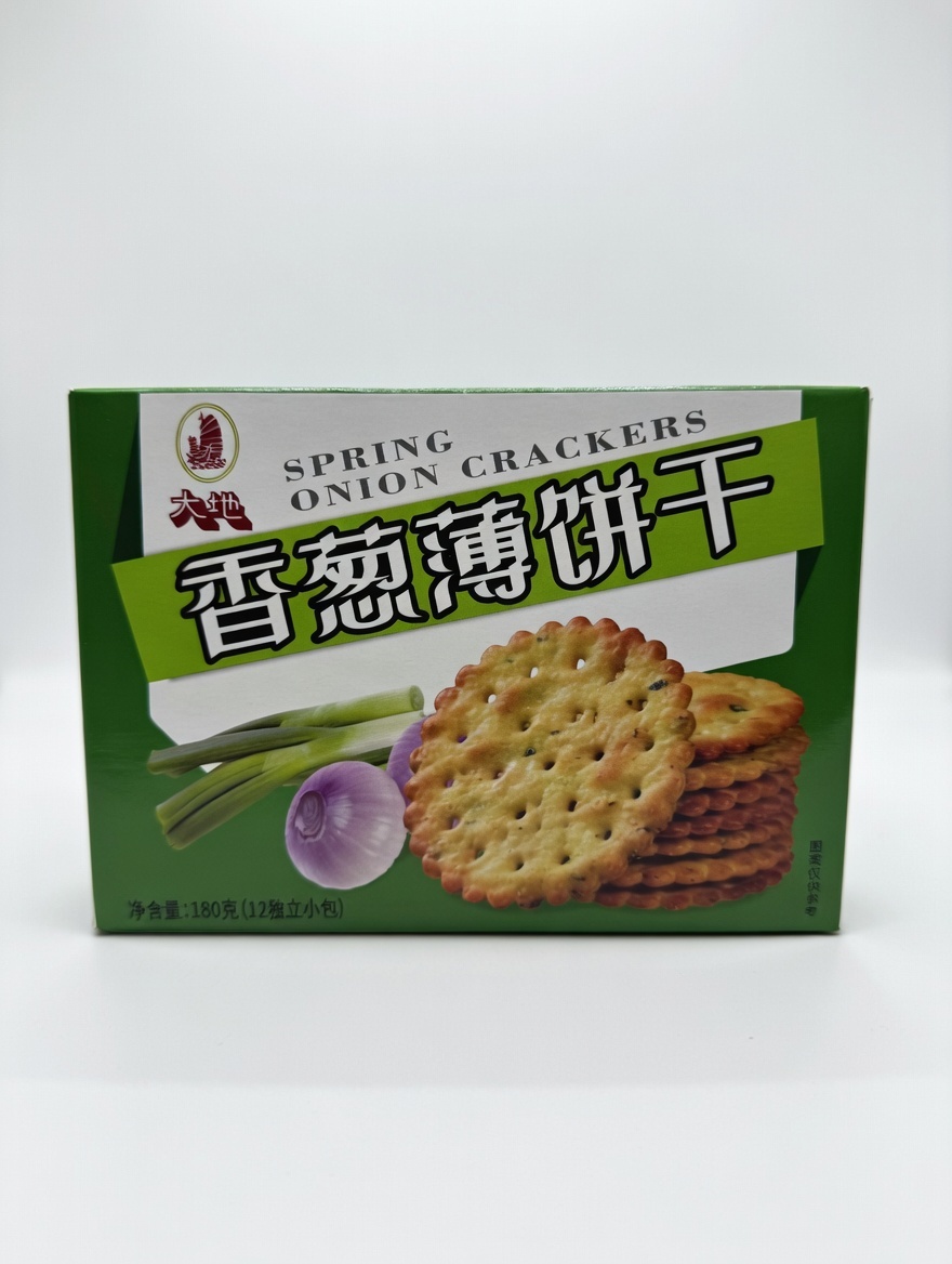 大地食品 彩盒庄香蔥薄餅