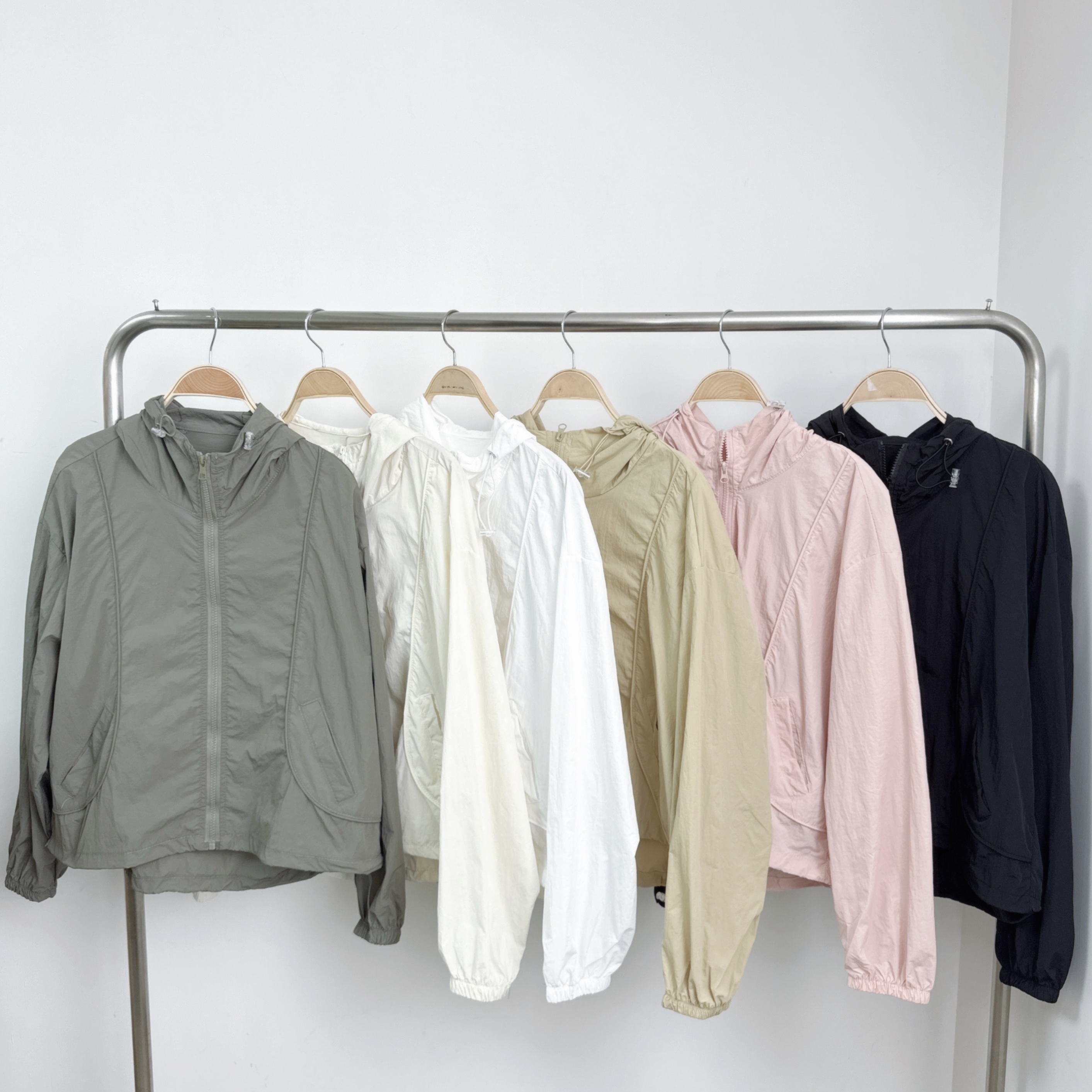 【預訂】立體車骨索繩腳連帽風褸 (G71-G76)