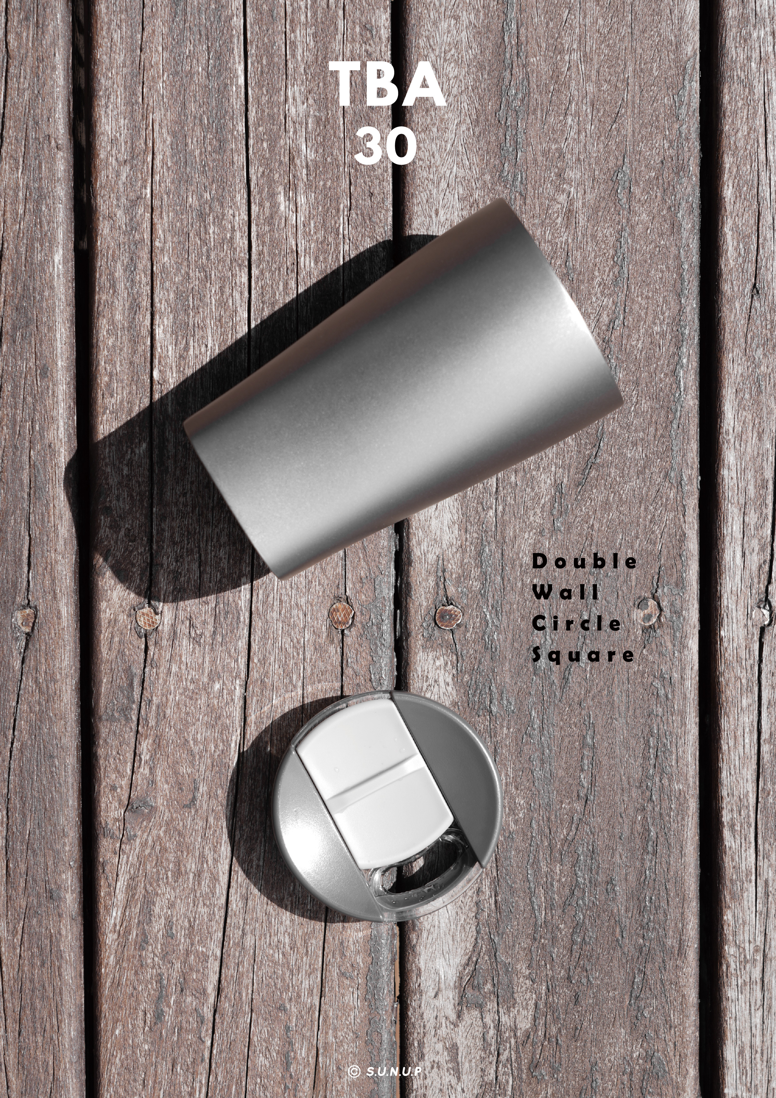 鈦方杯｜鈦色系列｜雙層結構｜300ml 木盒裝