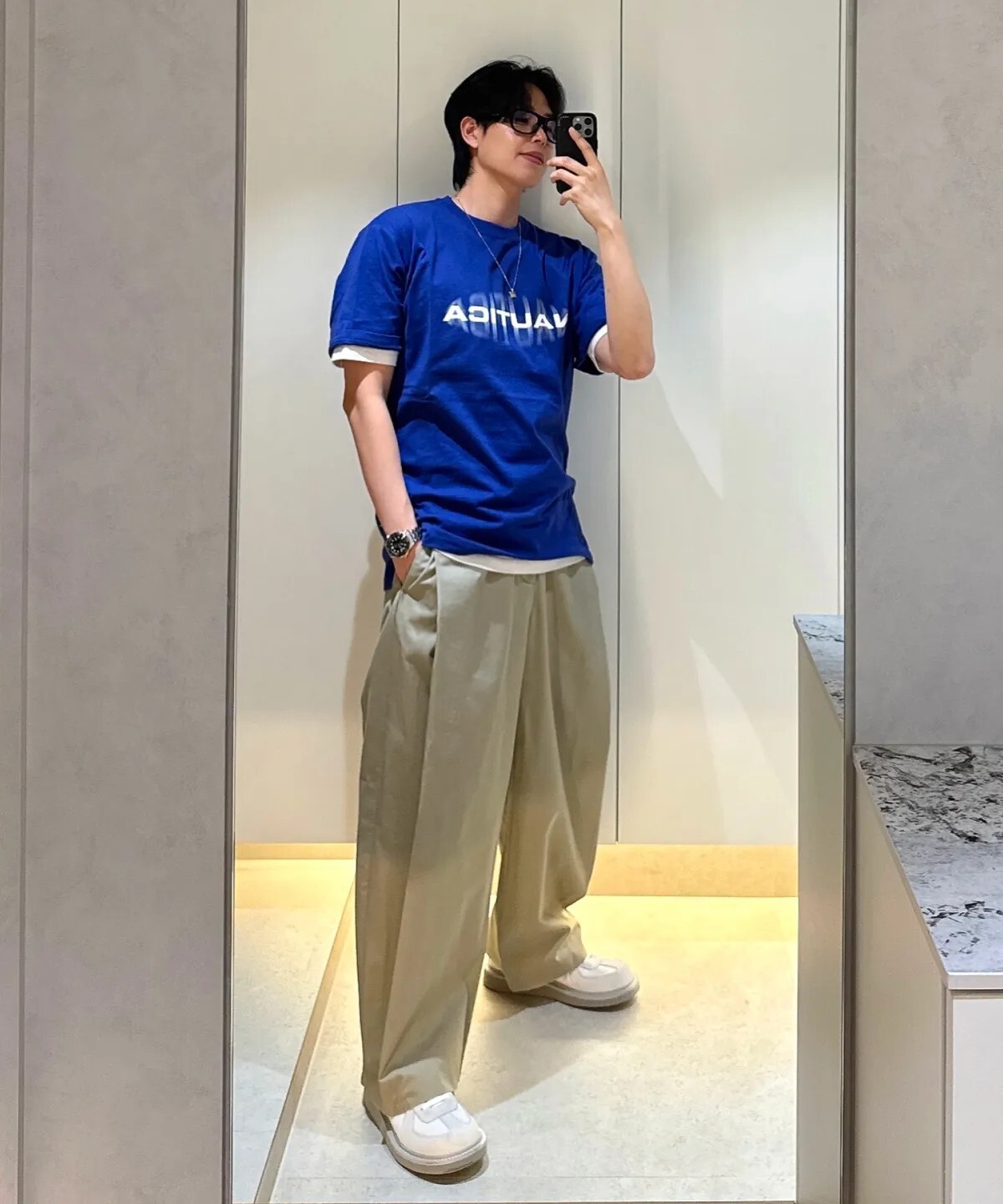 【OWN】Nautica 短袖 上衣 晃動 LOGO 春夏 短踢 不分男女 黑色 藍色 奶油白 NTS4355