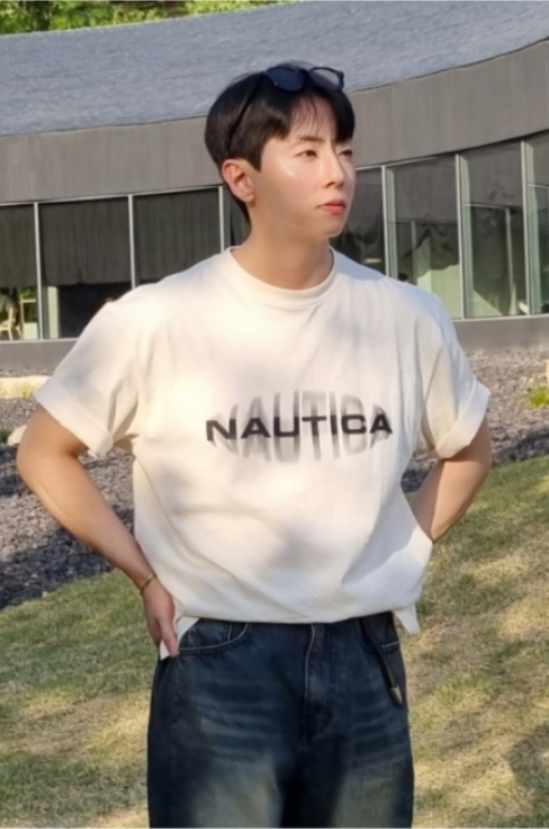 【OWN】Nautica 短袖 上衣 晃動 LOGO 春夏 短踢 不分男女 黑色 藍色 奶油白 NTS4355