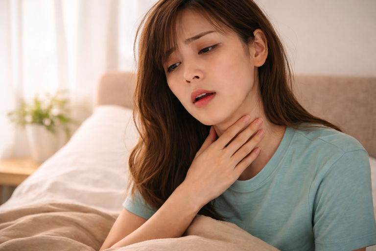 成人口呼吸導致疲倦、口乾及黑眼圈加深