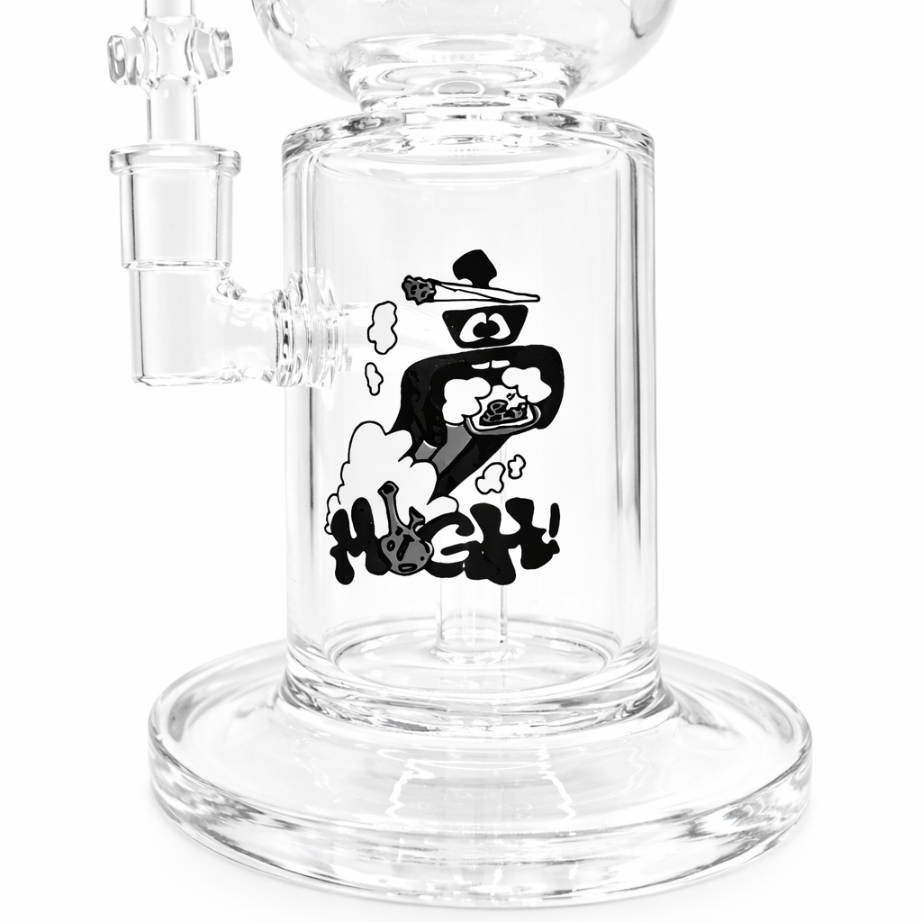 🇹🇭Mr.High 高先生 - Helix Glass Bong 渦流玻璃水煙壺 (23CM)