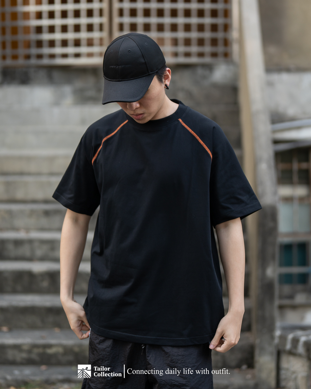 #預購 Tailor collection Sorona涼感面料 抗皺 彈性 拷克縫線 插肩袖短踢 四色