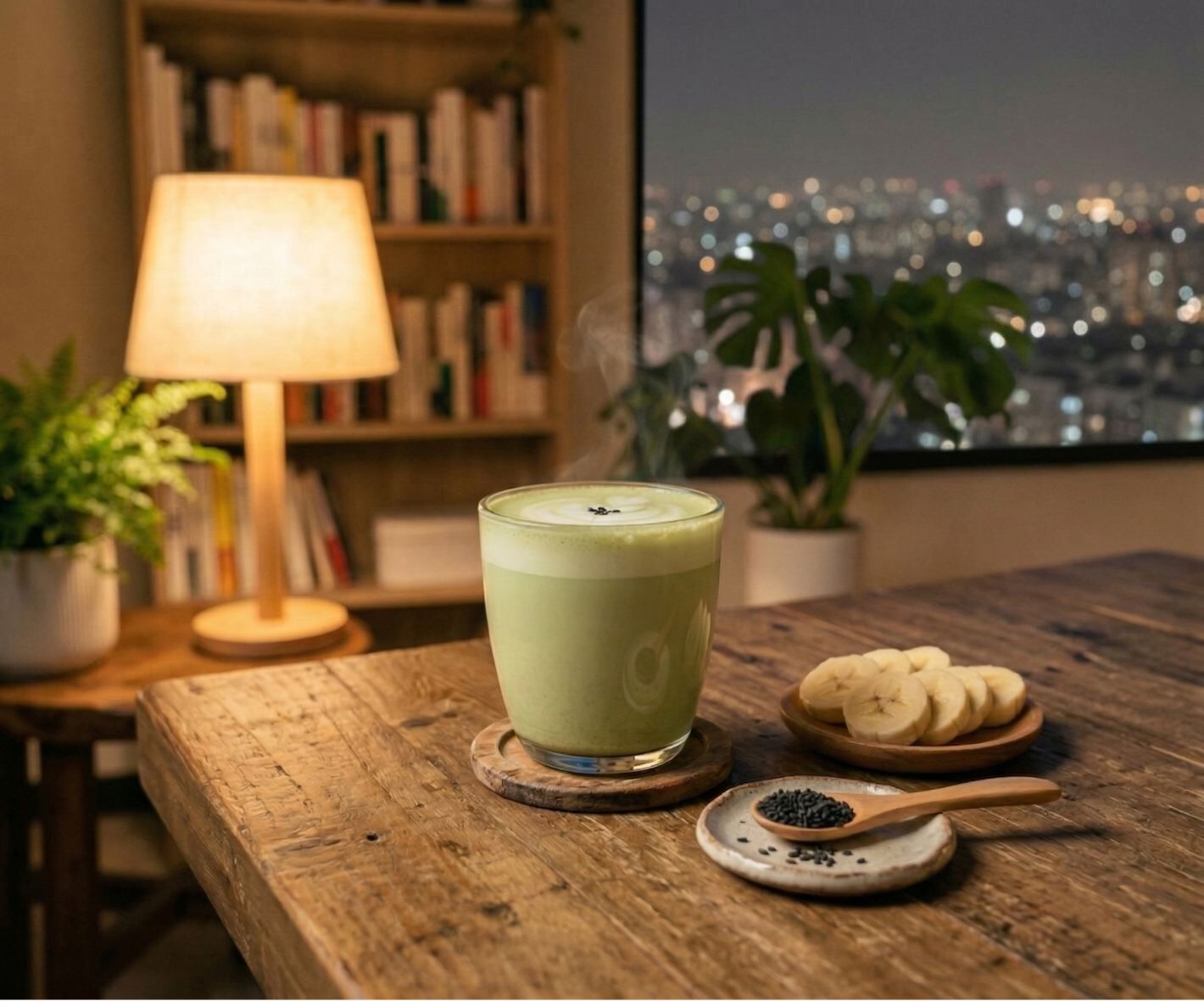 綠拿鐵晚上喝可以嗎?