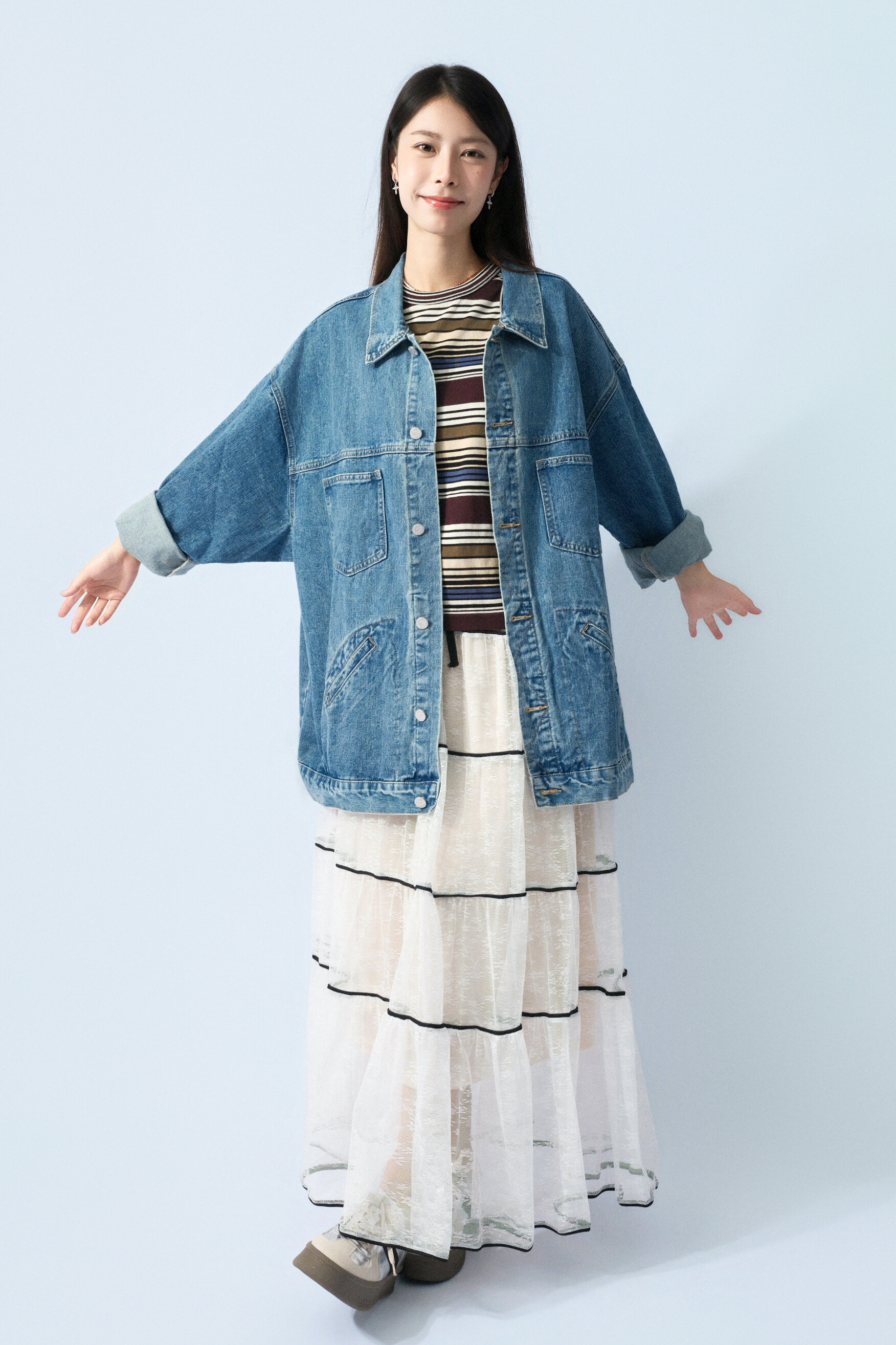 四袋oversize牛仔褸 (預購產品）