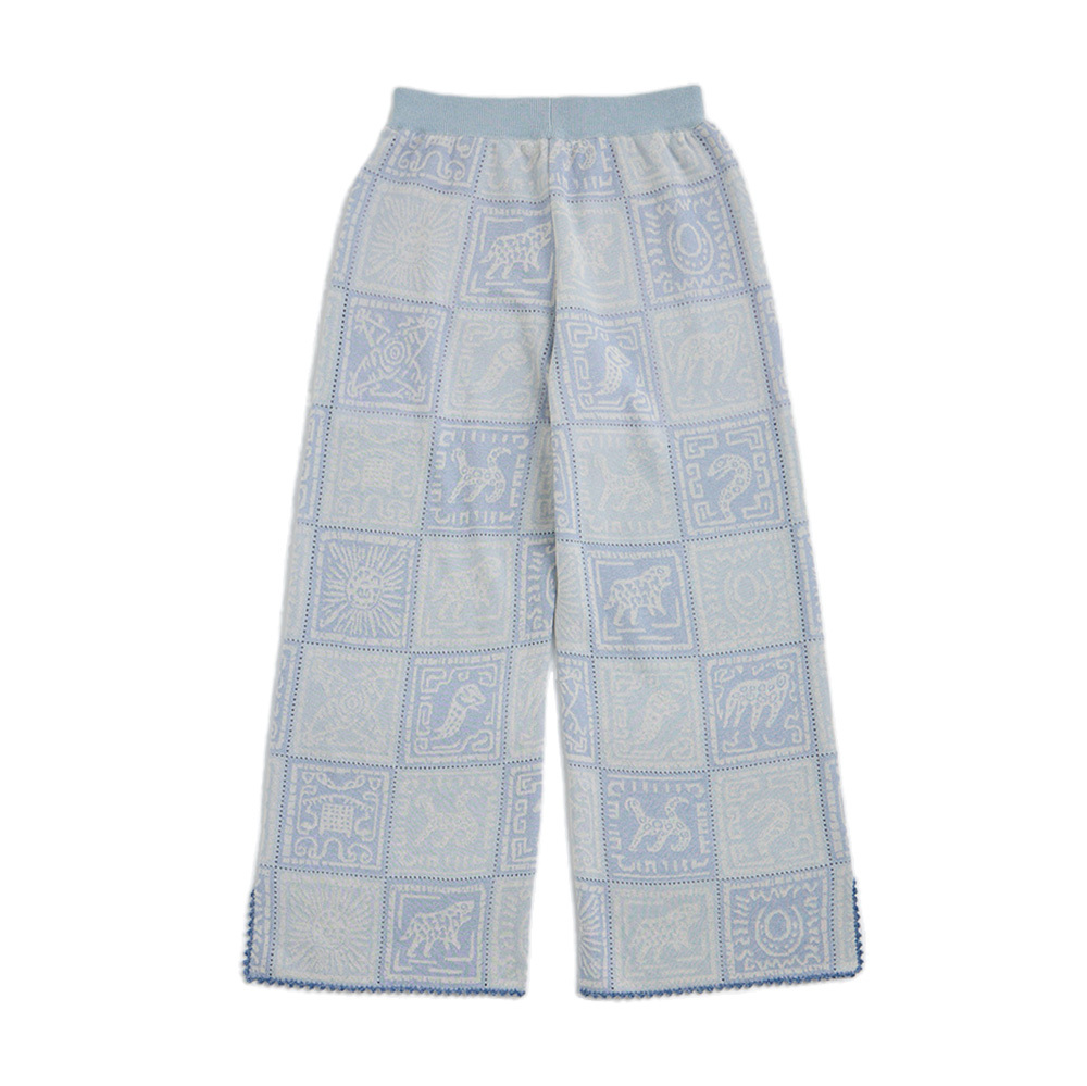 Andes Pattern Knit Trousers