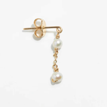 1YA0326-377 [YAY PARIS] Adélie Chips 750‰ Gold Cultured Pearl #300fradeJ01 (EU)