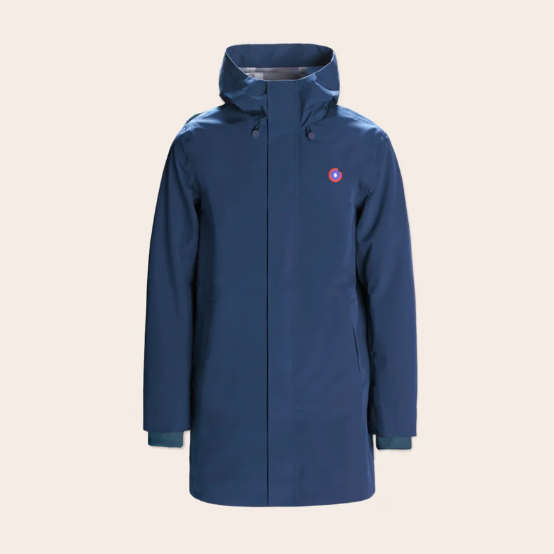 1FL0401-047 [FLOTTE] Beaubourg - Waterproof Parka Indigo #24021 (EU)