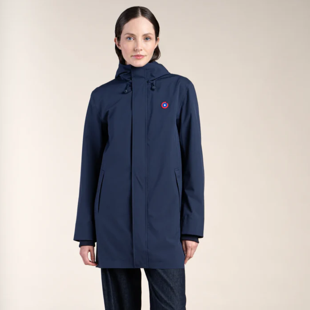 1FL0401-047 [FLOTTE] Beaubourg - Waterproof Parka Indigo #24021 (EU)