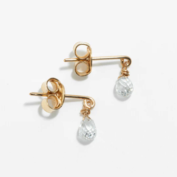 1YA0326-378 [YAY PARIS] Mia Tassel Stud 18K Gold With White Diamond #300ppmiJ54 (EU)