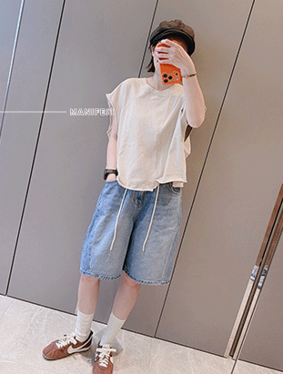 ᴴᴼᵀ ▸▸店長推薦◃◃ 春夏新款/水洗棉質背心 MANIFEST正韓🇰🇷