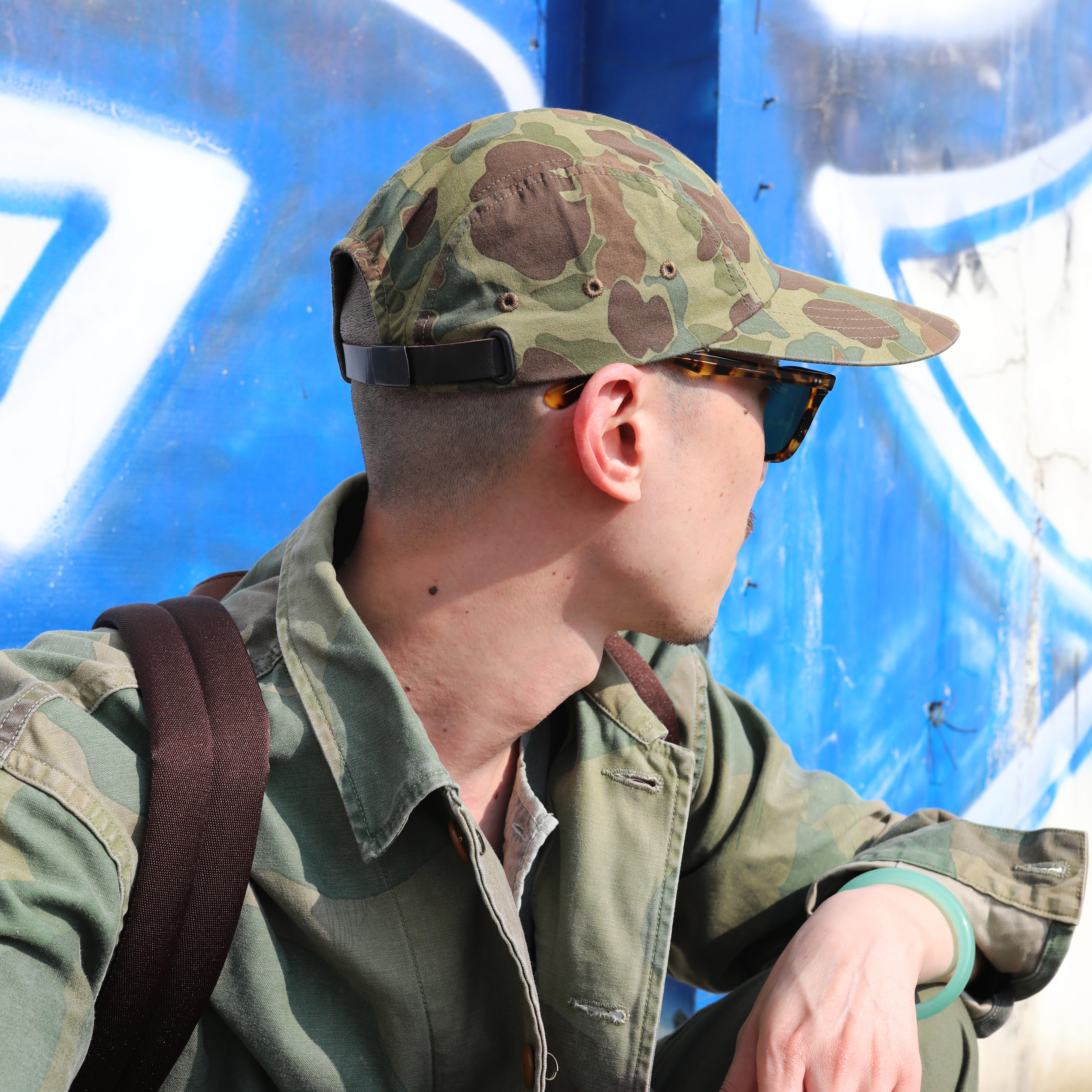 Nigel Cabourn - Low Cap Duck Hunter Camo (Green)