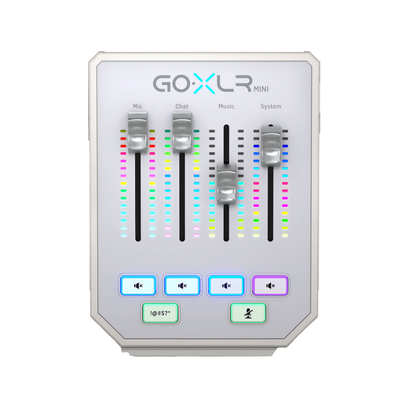 TC Helicon GoXLR Mini｜直播混音器 白