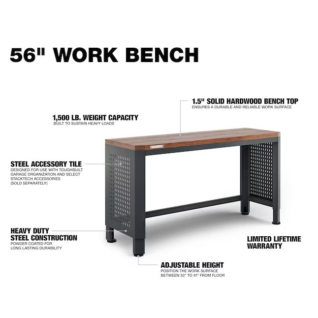 美國托比爾｜TB-G1-B56 工作桌(56吋)