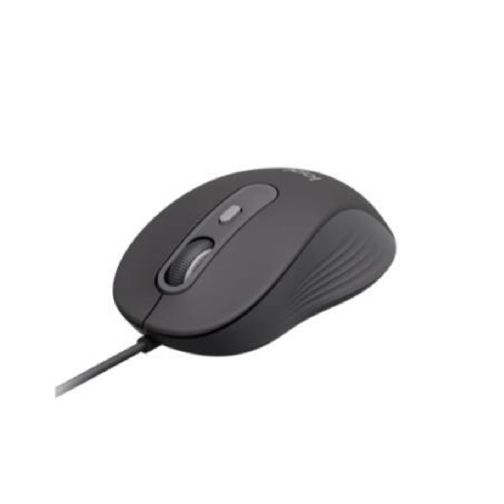 【Logitech】M520 有線滑鼠 企業版 - 石墨黑