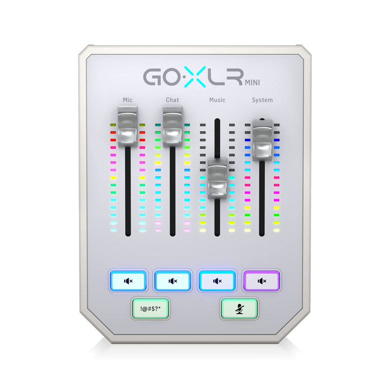 TC Helicon GoXLR Mini｜直播混音器 白