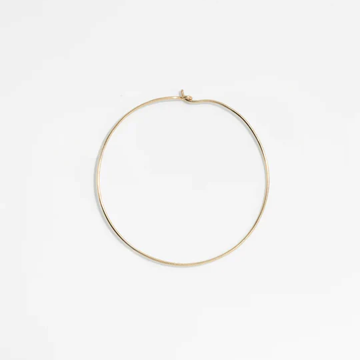 1YA0326-383 [YAY PARIS] Maxi Sia Creole Earrings 750‰ Gold #301sisiamxJ00 (EU)