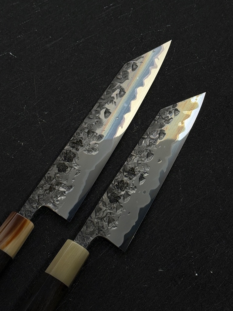 貴輔 x 新国 青一 黑打 槌目 鏡霞研 切付牛引