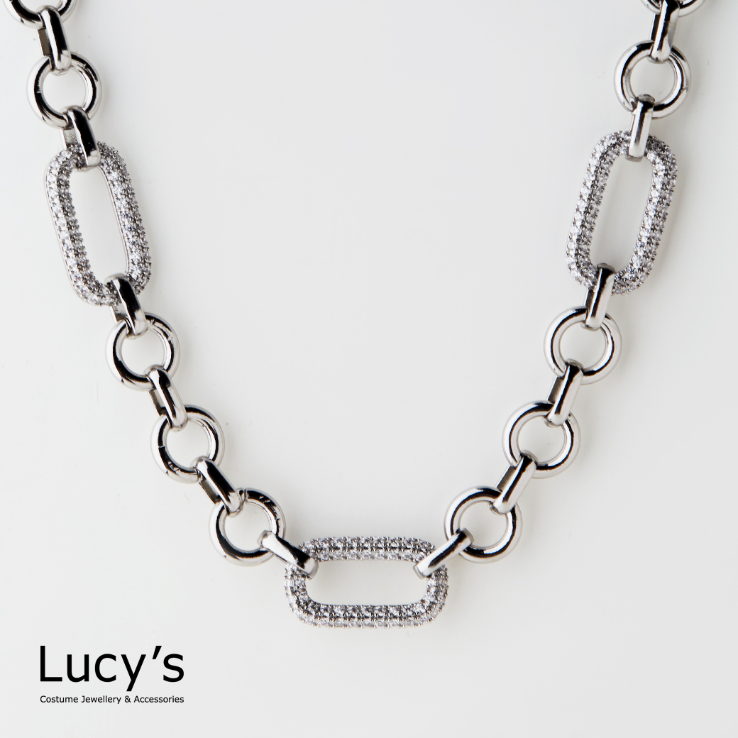 幾何光環 項鍊 (二色) (125479/125480)