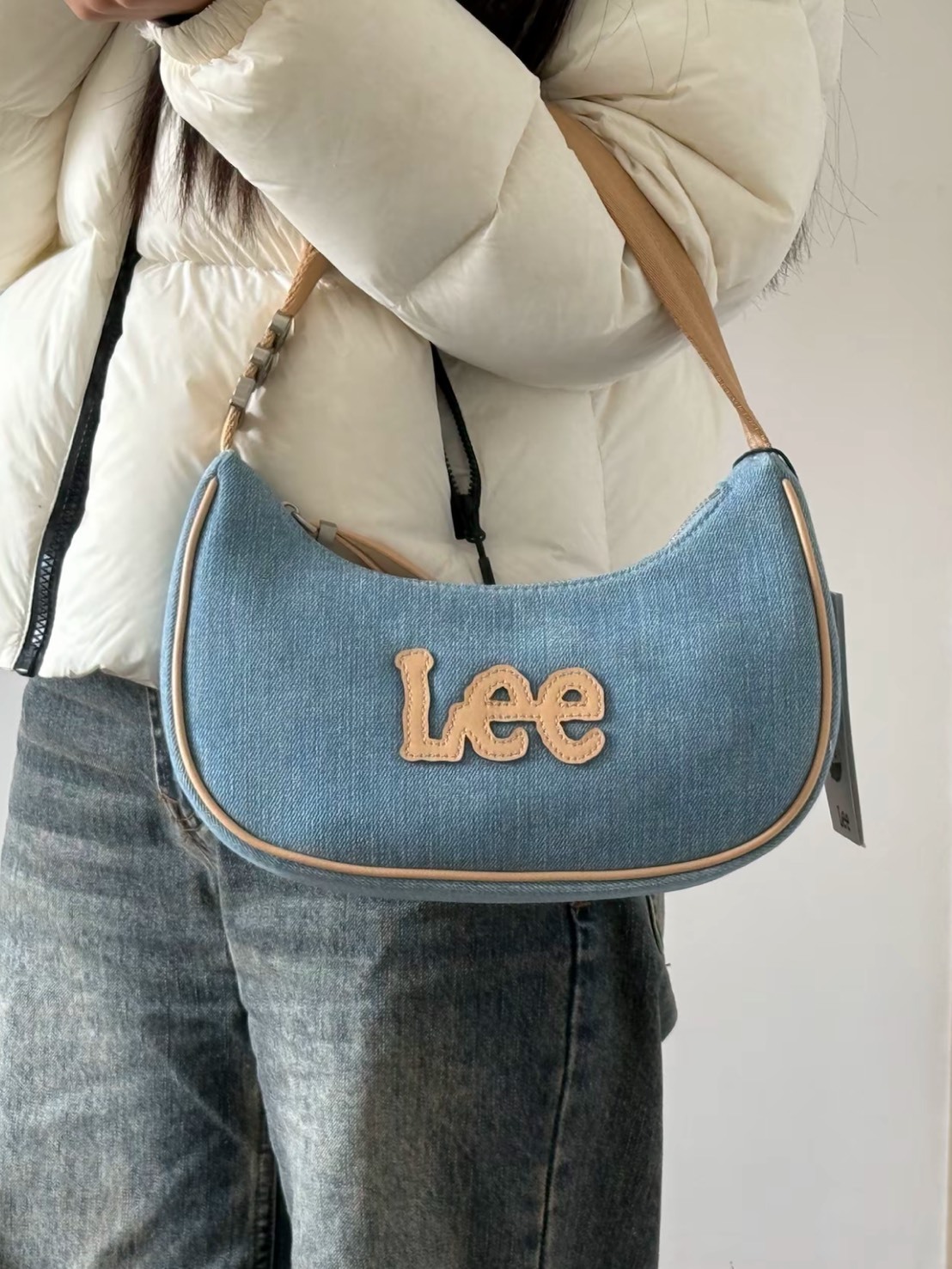 LEE 經典 丹寧 腋下 手提包 多種配色