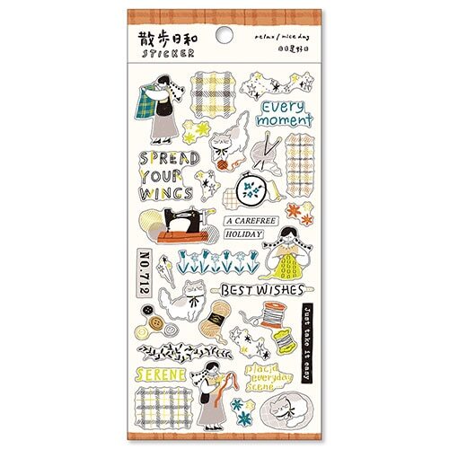 Mind Wave｜散步日和 手帳貼紙