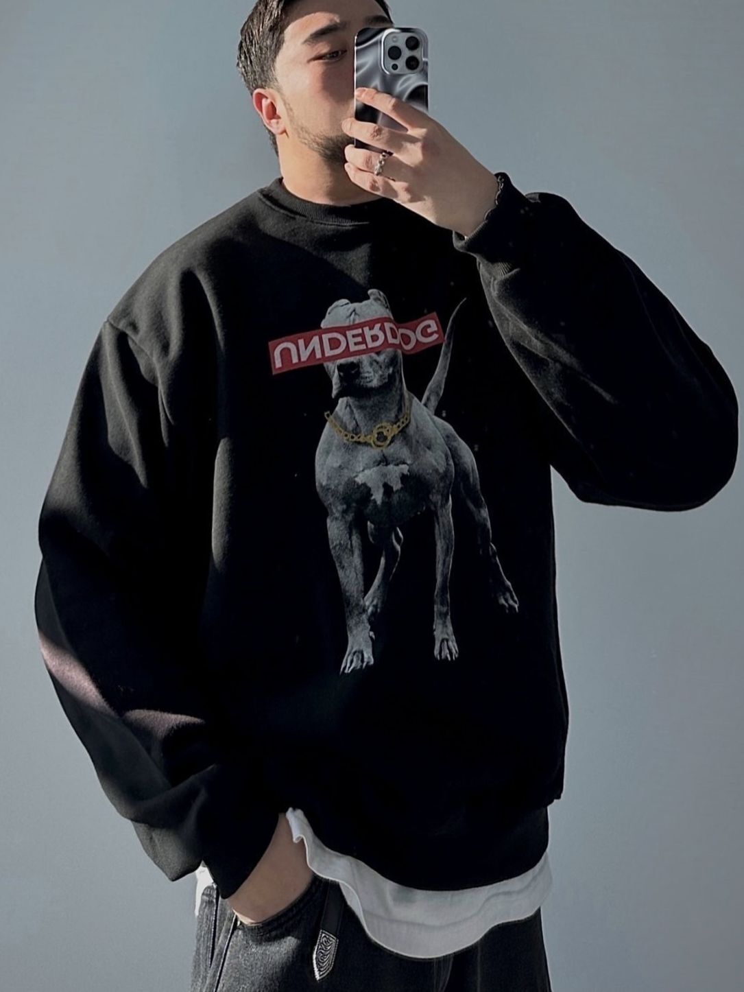 英文字圖案衛衣 HD-069T