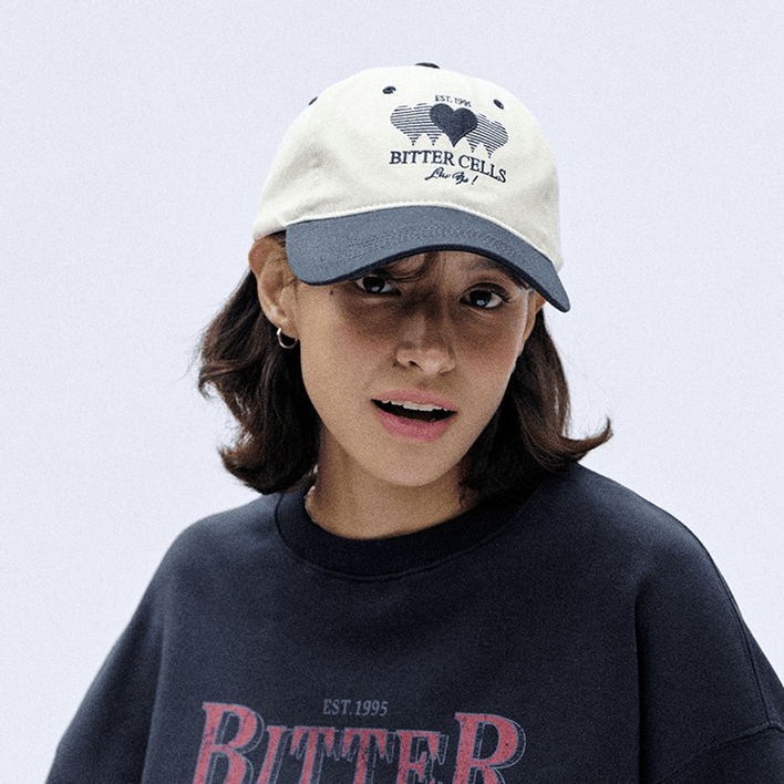 BITTER CELLS｜Kitsch Heart Cap [2 colors]