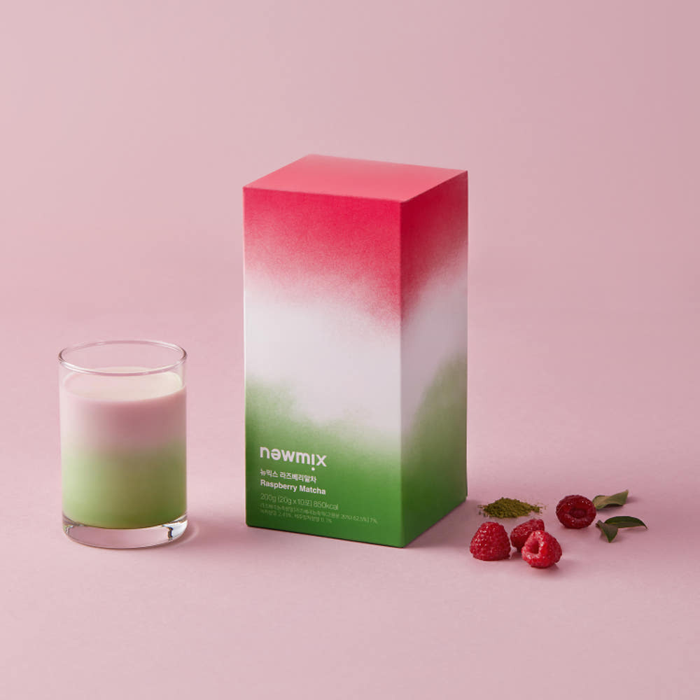 Raspberry Matcha Powder NEWMIX Raspberry Matcha 200g (20g x 10 Packets)