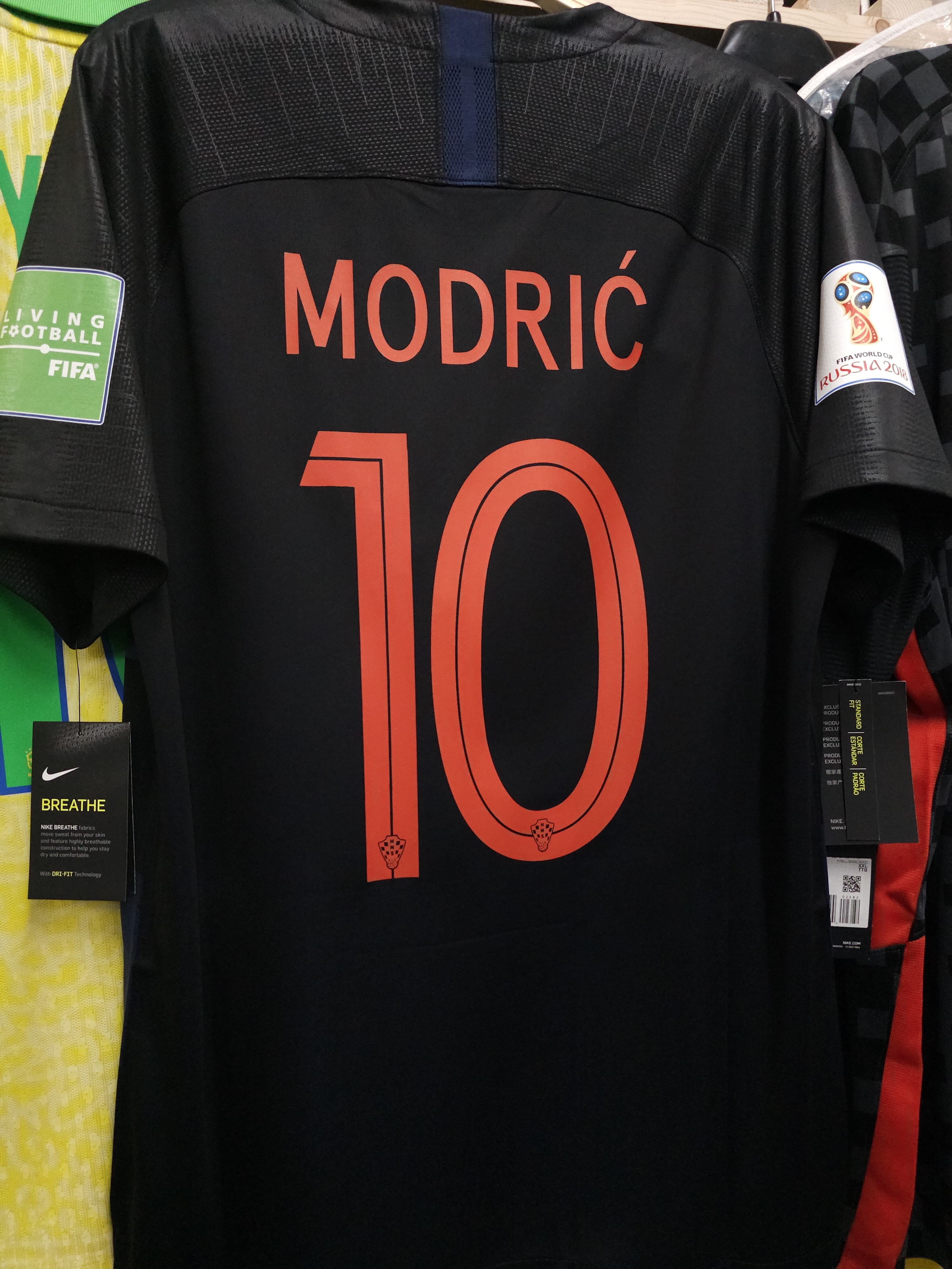 2018克羅地亞國家隊作客摩迪球迷版球衣