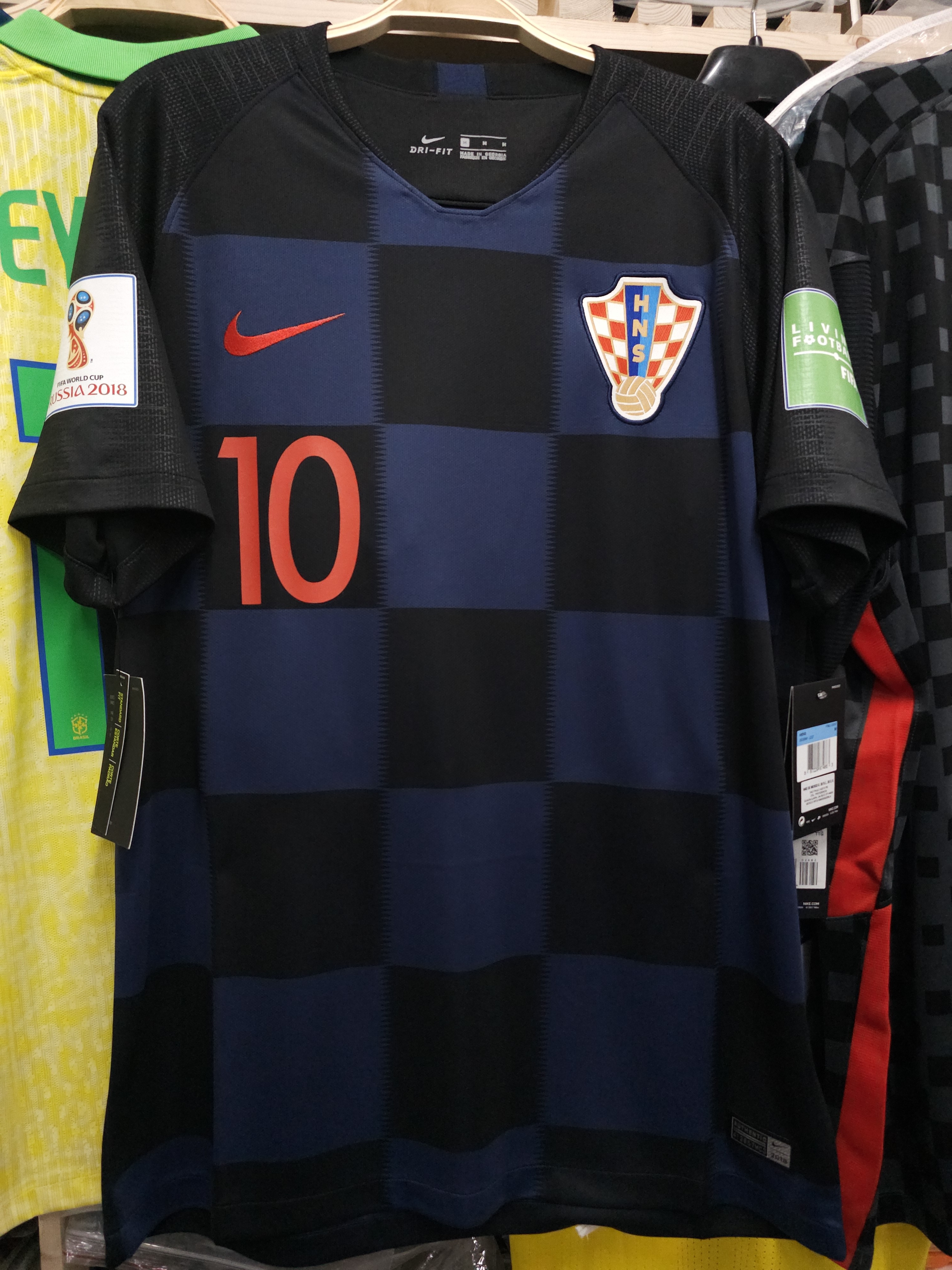 2018克羅地亞國家隊作客摩迪球迷版球衣