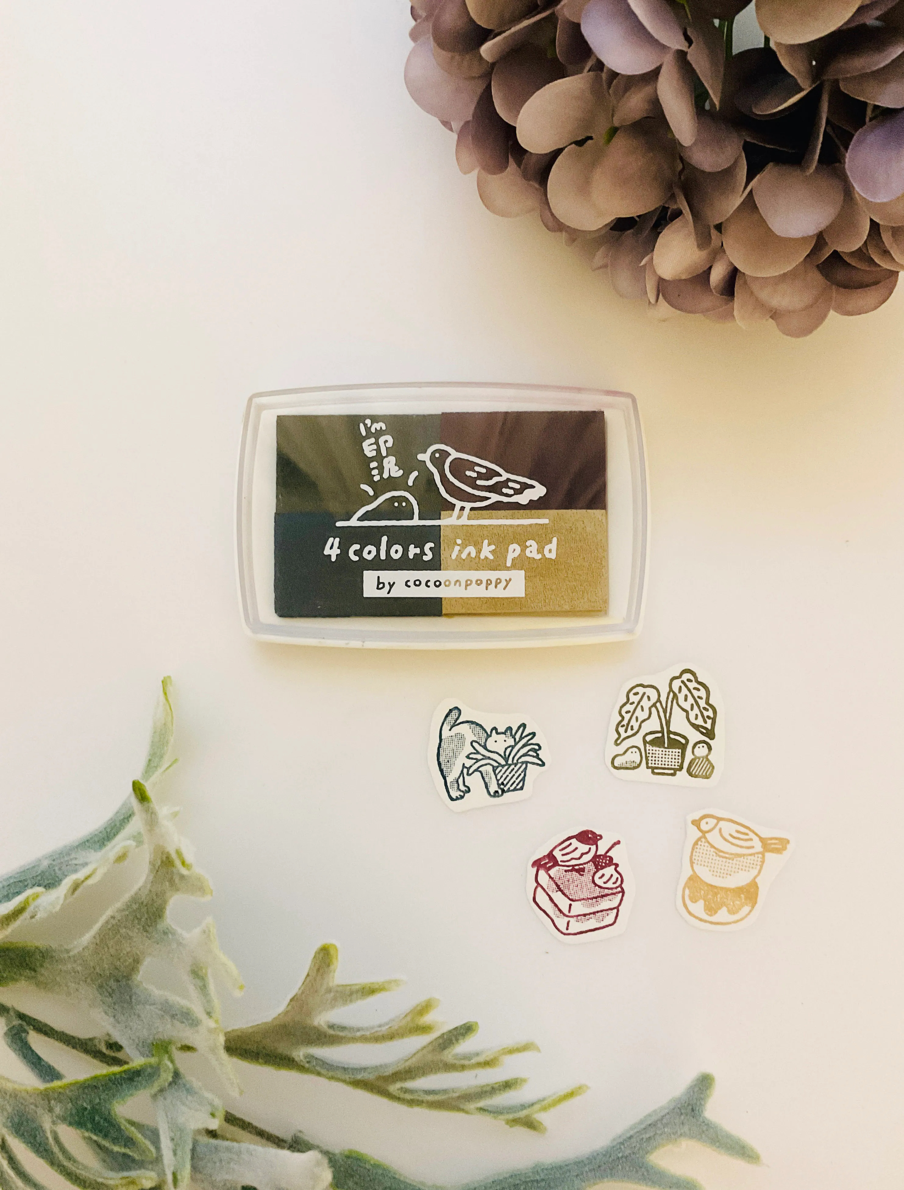 復古派對 4色印台｜台灣 繭花