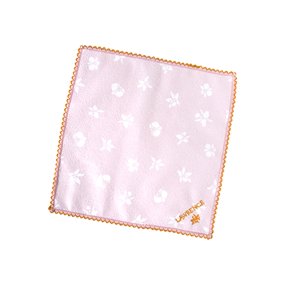 LAWRENCE柔綸絲-粉漾 療癒你手方巾禮盒