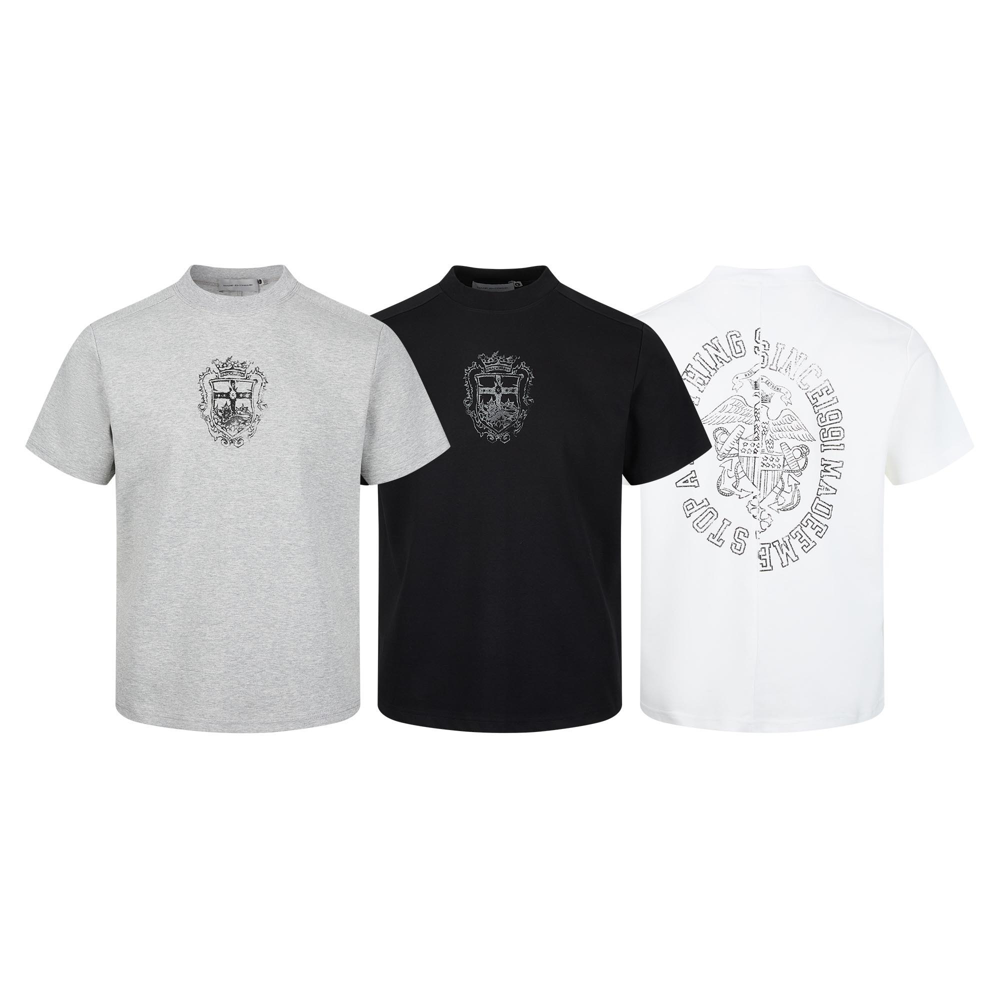 《S.V》斑駁老鷹盾徽重磅短T