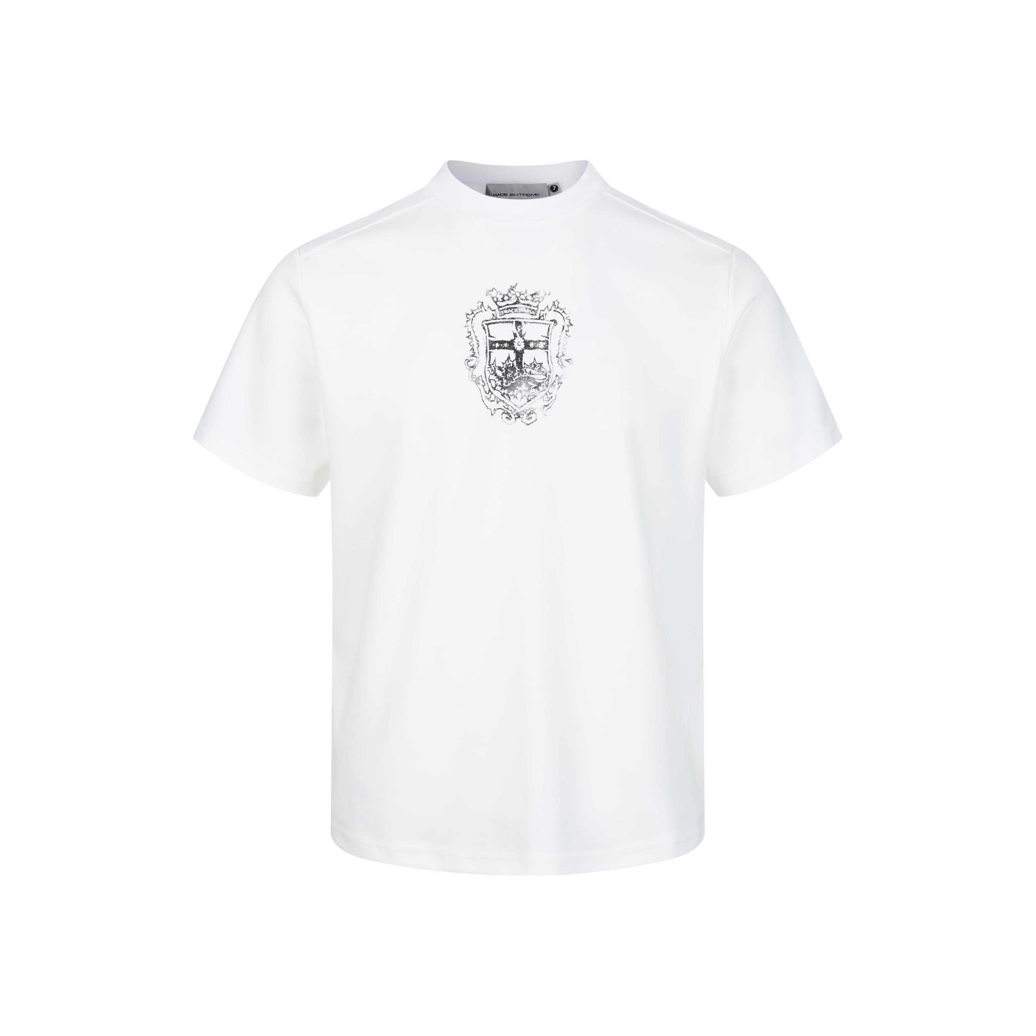 《S.V》斑駁老鷹盾徽重磅短T