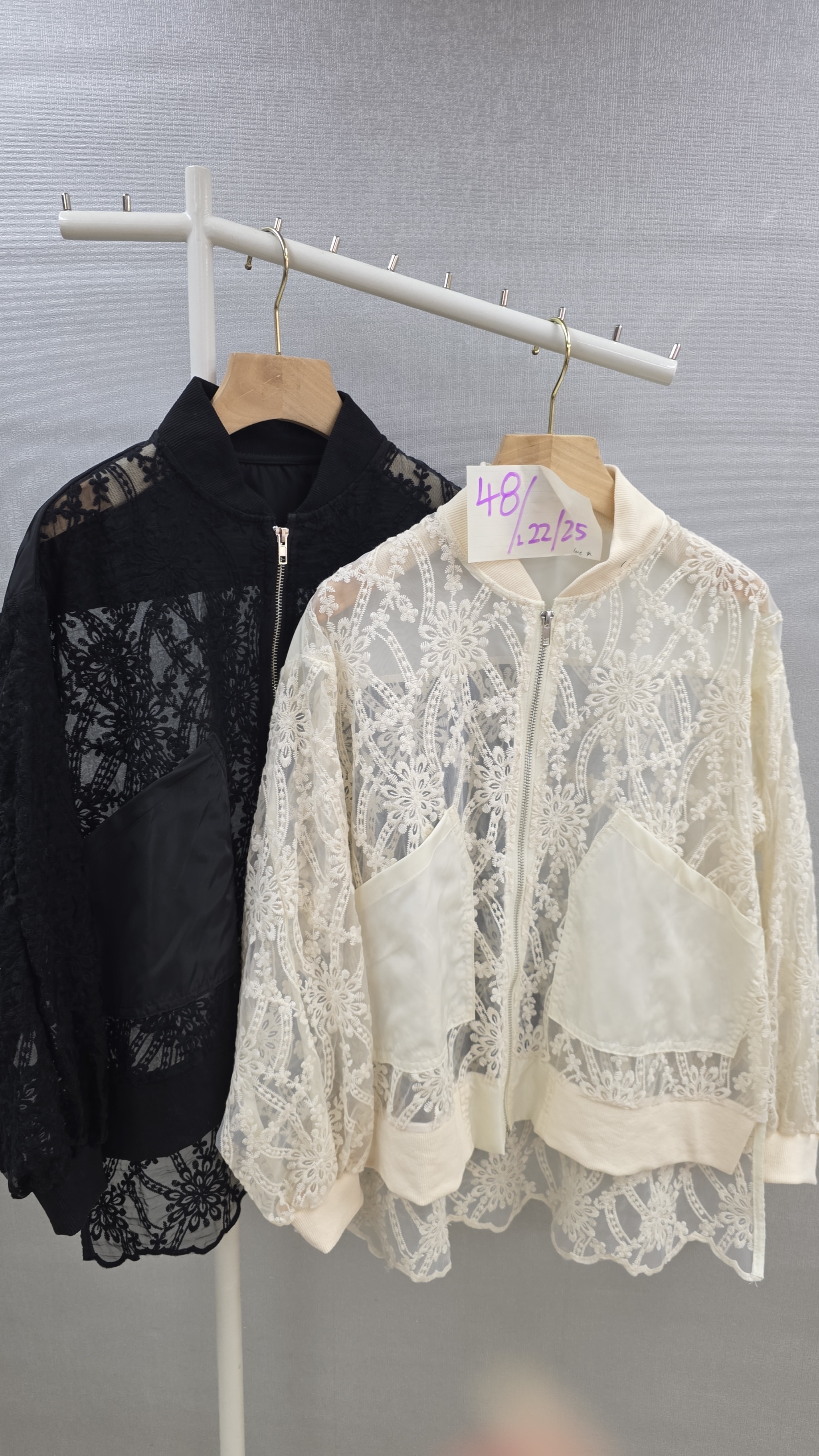 CF8110 通花外套 胸48 長22/25