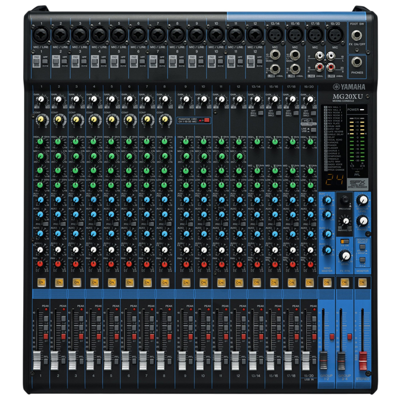 YAMAHA MG20XU｜類比混音器