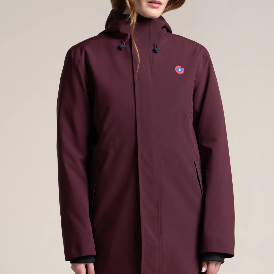 1FL0401-051 [FLOTTE] Beaubourg - Waterproof Parka Prune #24021 (EU)