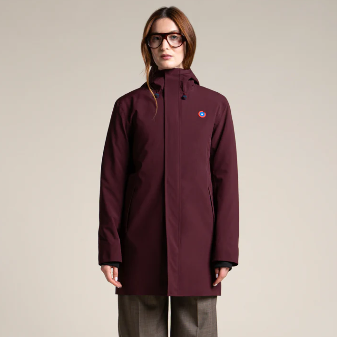 1FL0401-051 [FLOTTE] Beaubourg - Waterproof Parka Prune #24021 (EU)