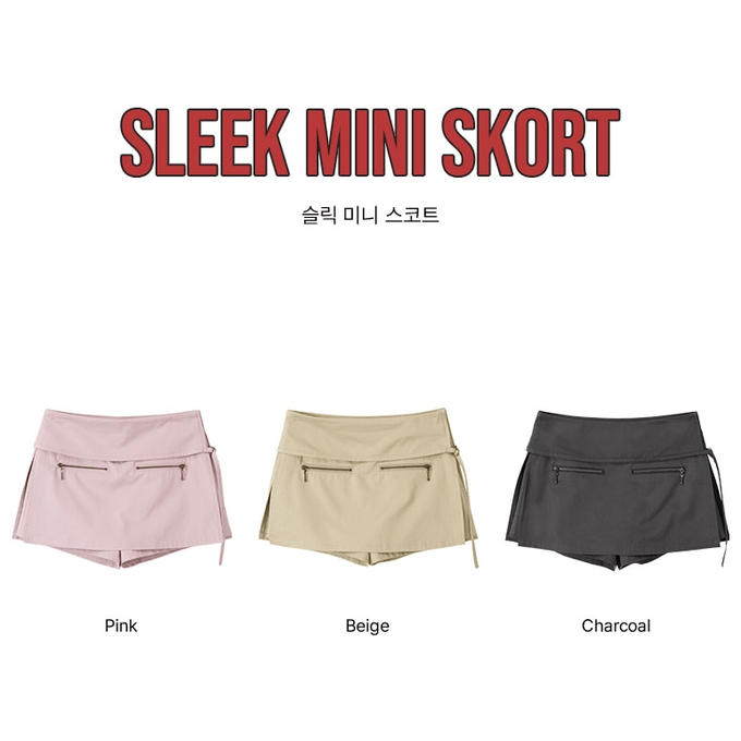 [✨連線熱賣款✨]BITTER CELLS｜Sleek Mini Skorts [3 colors]