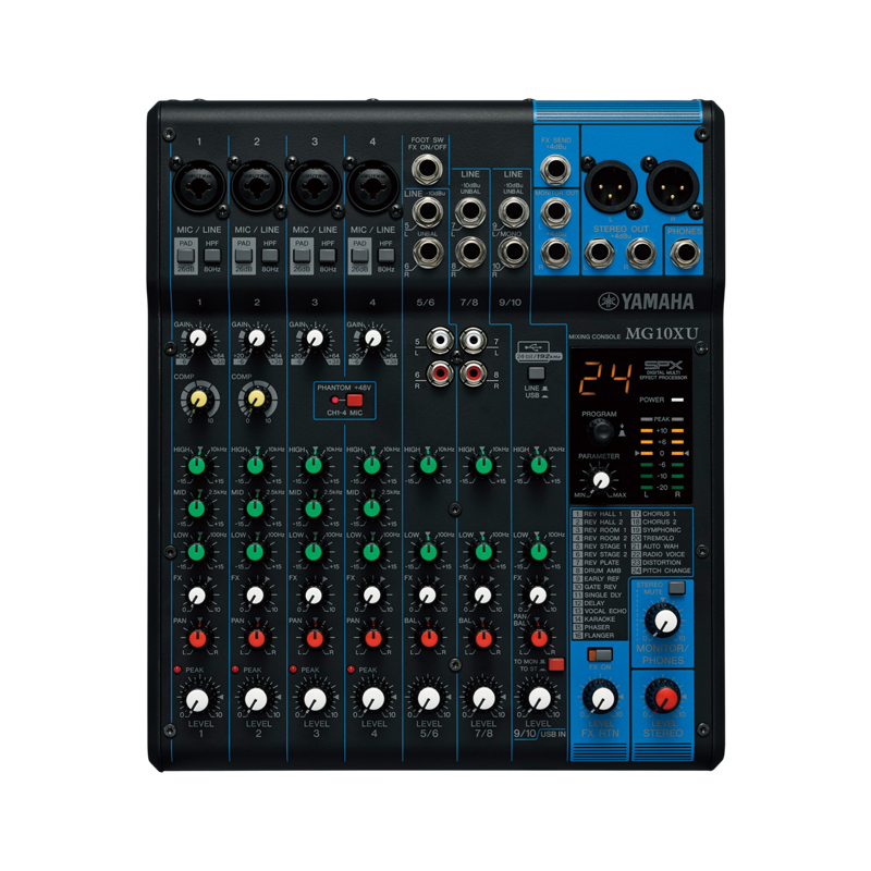 YAMAHA MG10XU｜USB效果混音器