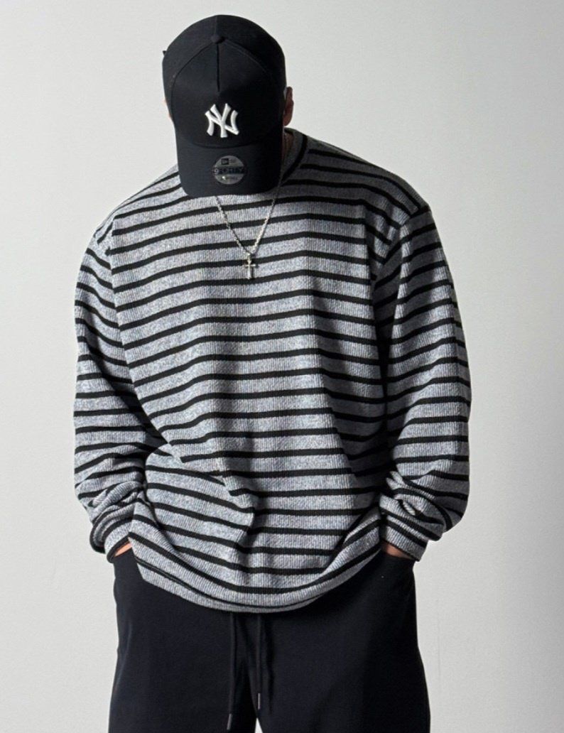 橫間長袖衫 HD-073T