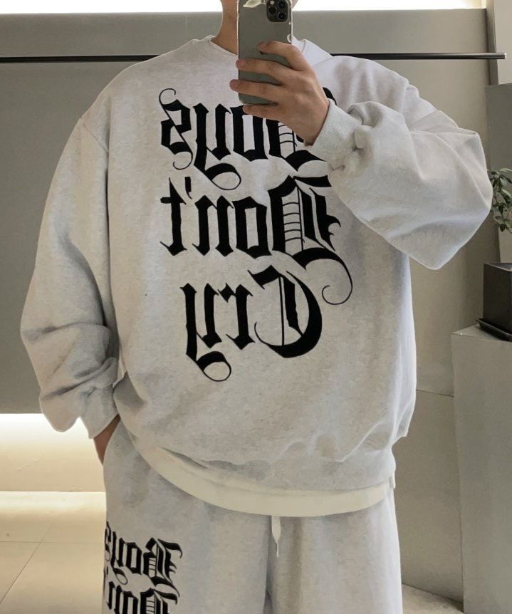 英文字衛衣 HD-074T