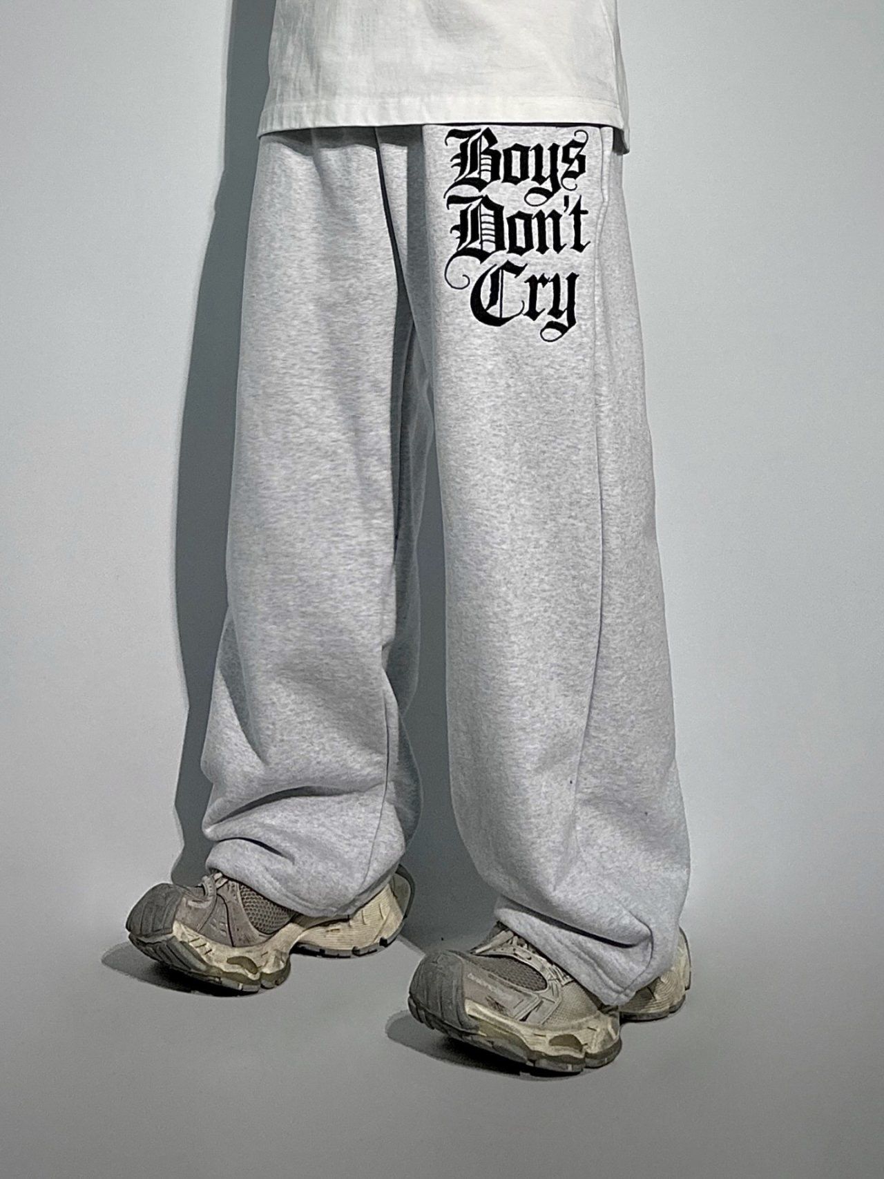 英文字可束腳運動褲 HD-075P