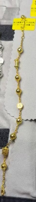 JA260324-M145K-CCB0046-金光琉璃手串-大日如來（缺金）(17-18-19cm)-材質:14K黃金(預計5月頭到貨，只限尖沙咀門店自取不包郵)