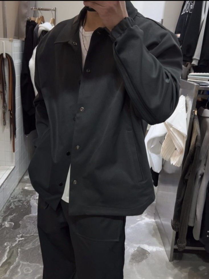 淨色反領開胸外套 HD-076JK