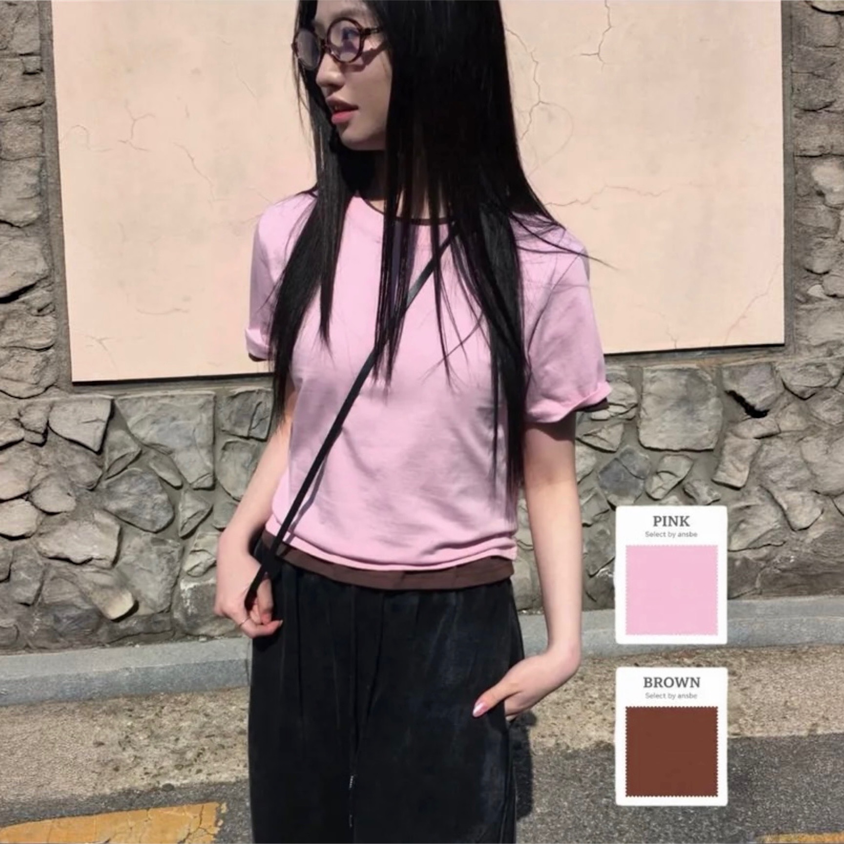 【優惠預訂】長度剛好！韓國純色TEE（10色）