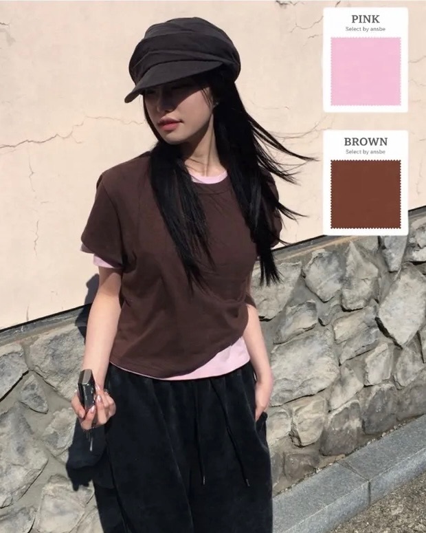 【5.4 截單！買一送一優惠預訂】長度剛好！韓國純色TEE（10色）